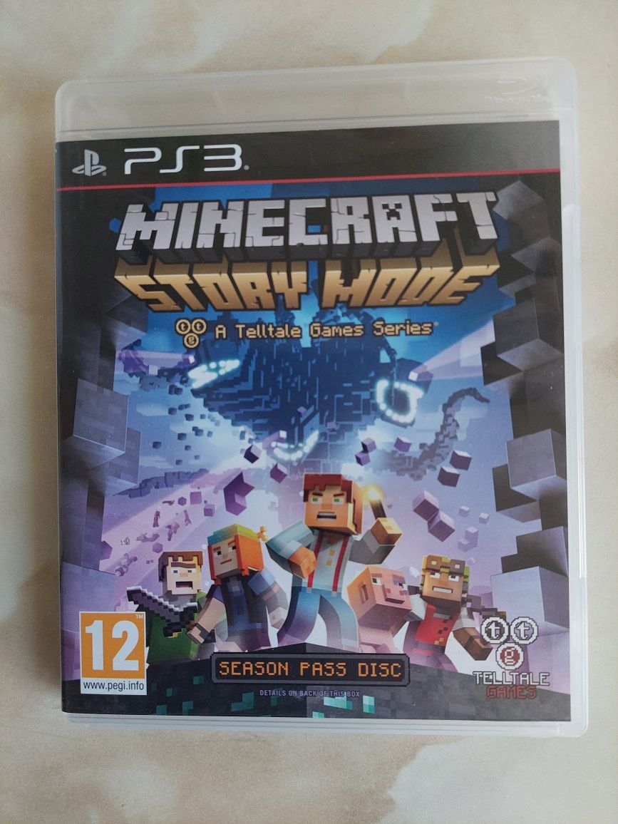 [PS3] Vând jocuri Minecraft și Minecraft [story mode] PlayStation 3