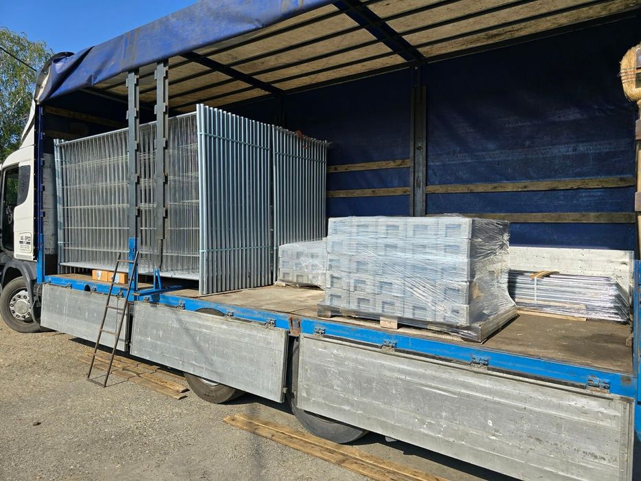 Gard mobil santier imprejmuire provizoriu  evenimente talpa beton pvc