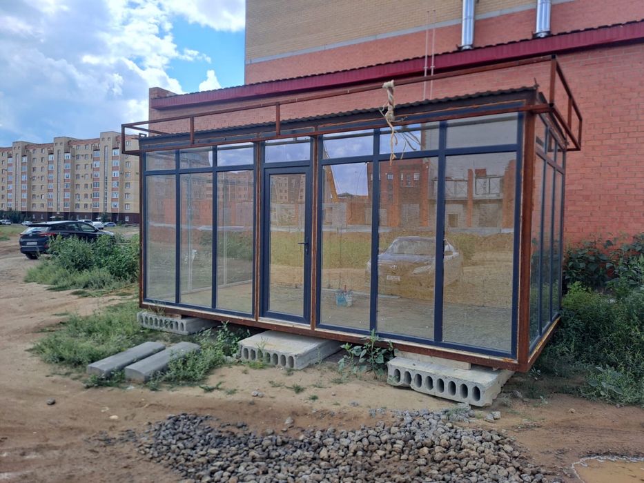 Размер 3×6 утепленный  новый ларёк