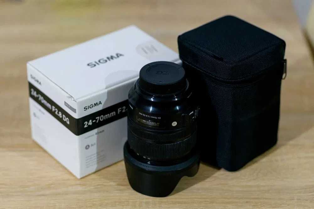 Sigma 24-70mm Obiectiv Foto DSLR F2.8 DG HSM OS Montura Nikon FX