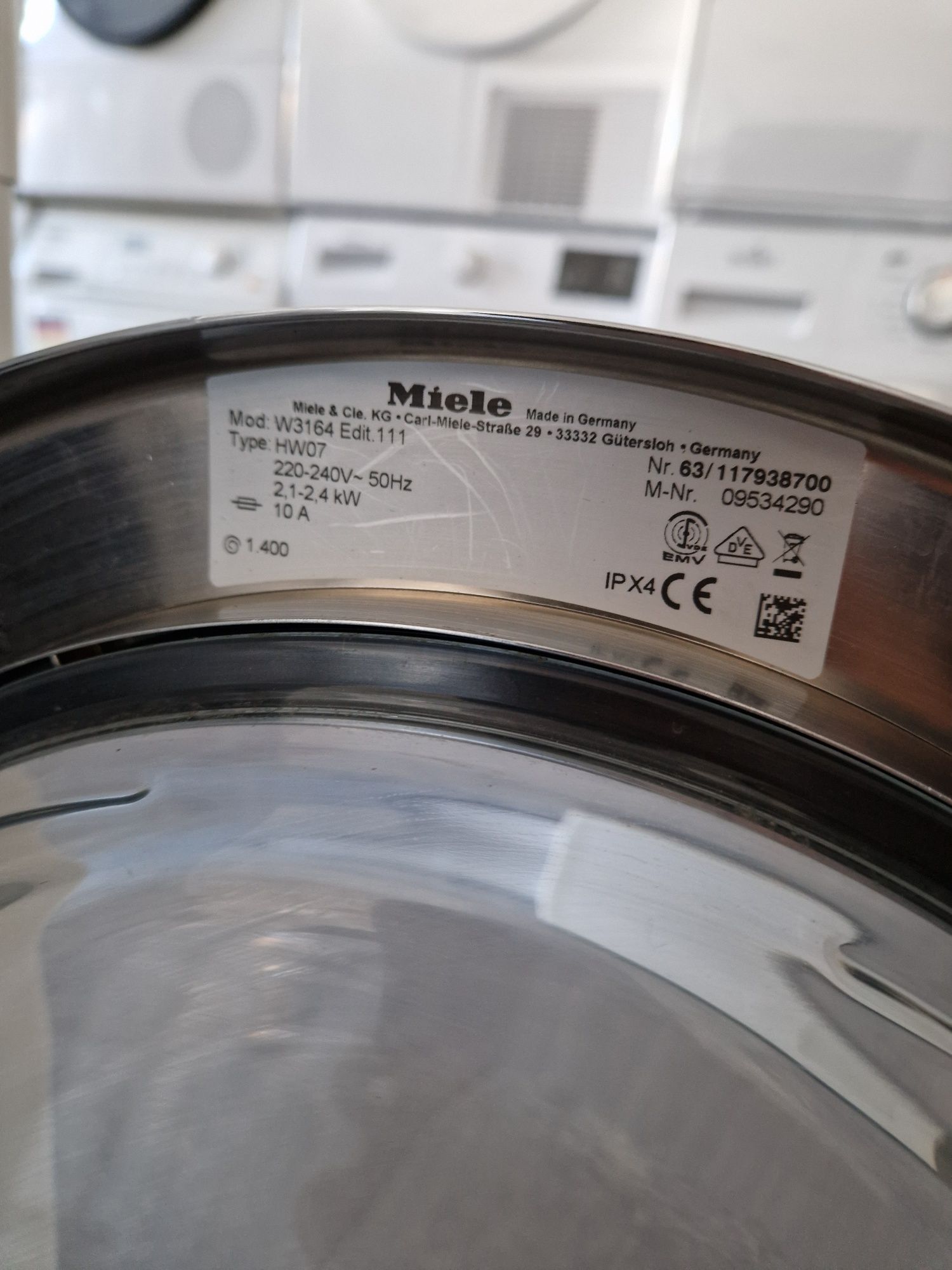 Пералня Miele Edition111 A+++ 7.5 кг