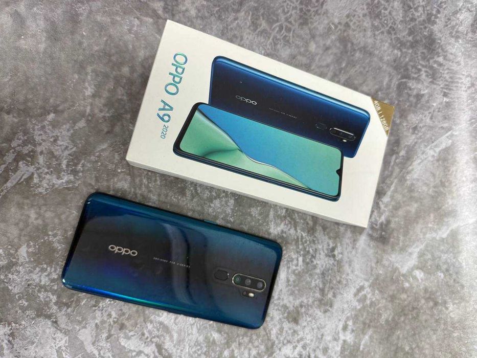 Oppo A9 128ГБ  ( 802095 г. Кокшетау, ул. Абая 128, 21)