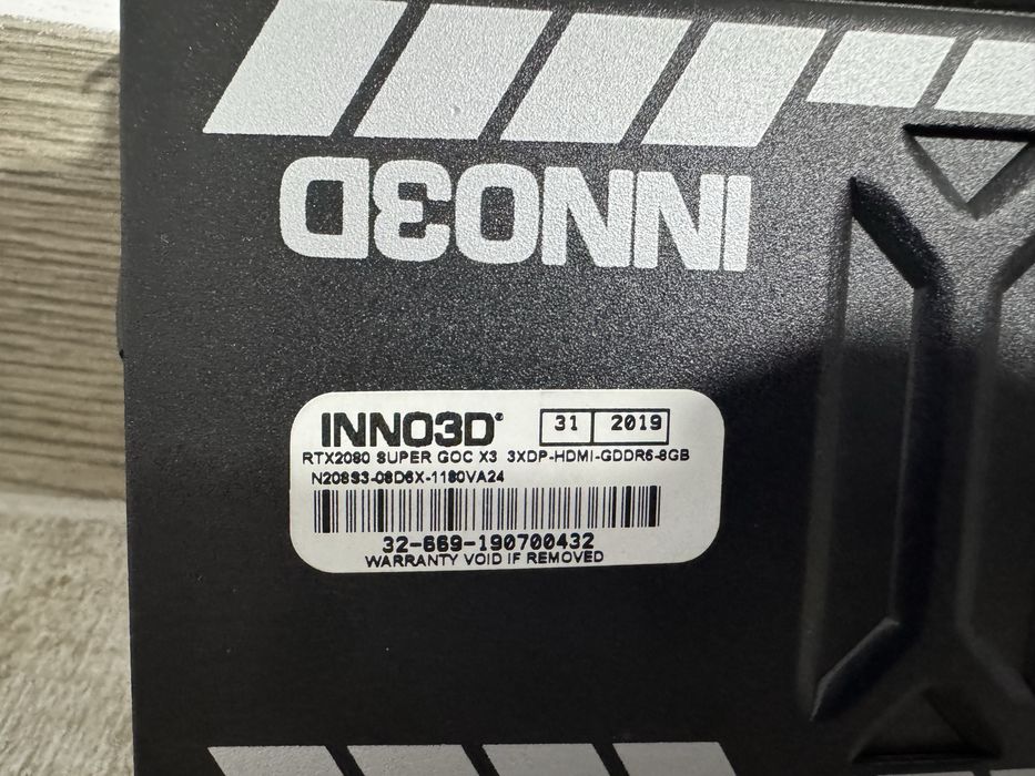 RTX 2080 SUPER Inno3D Gaming X3 OC