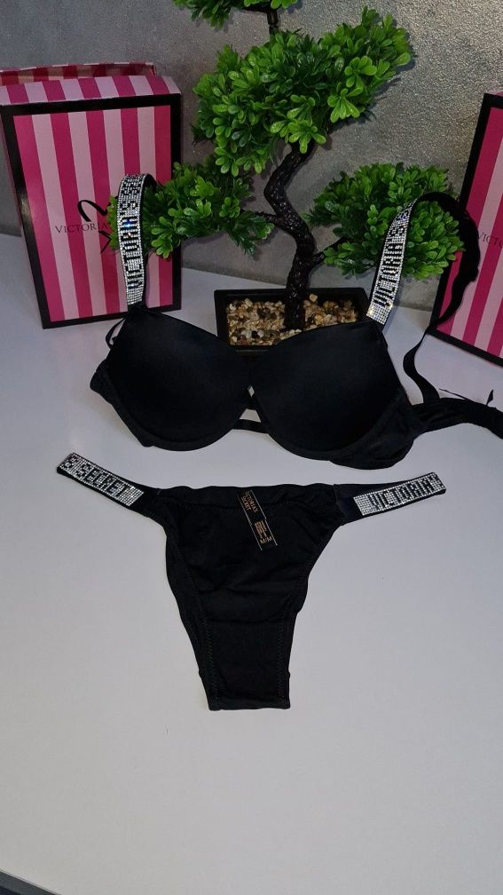 Set sutien victoria's secret si chilot model deosebit calitate premium