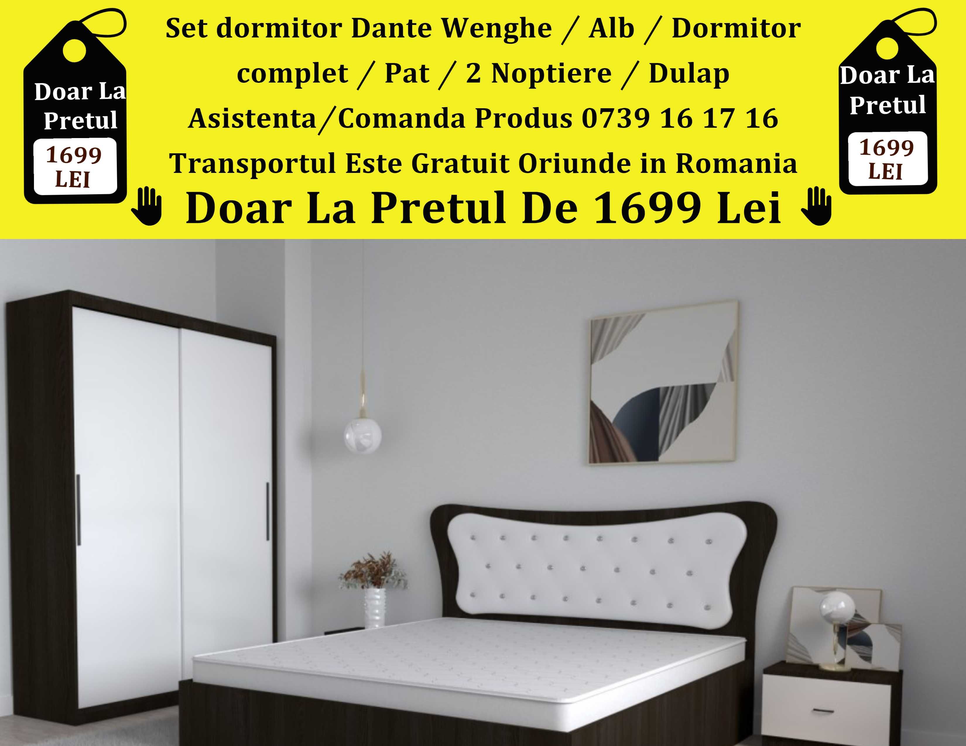 Dormitor Ieftin, Promotie + Transport gratuit Cod 3227