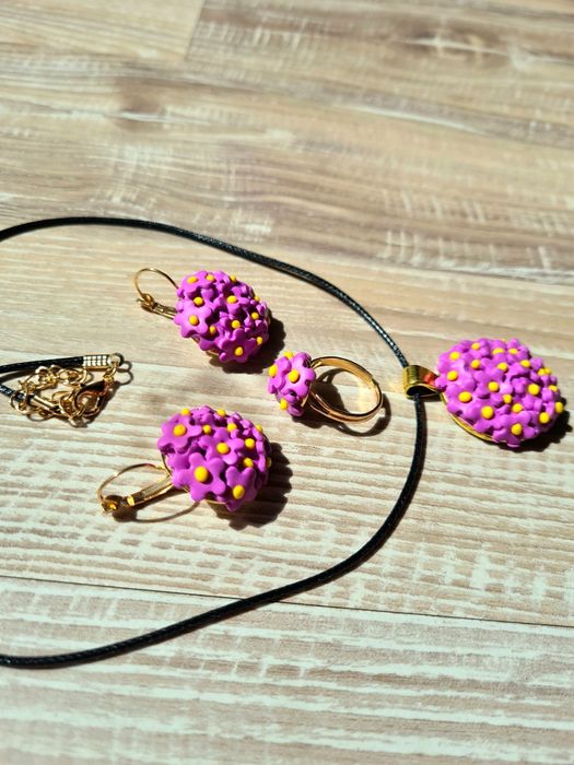 Set bijuterii din lut polimeric