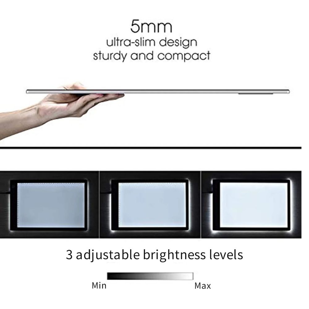 Led осветителна дъска за рисуване, скициране А3, А4