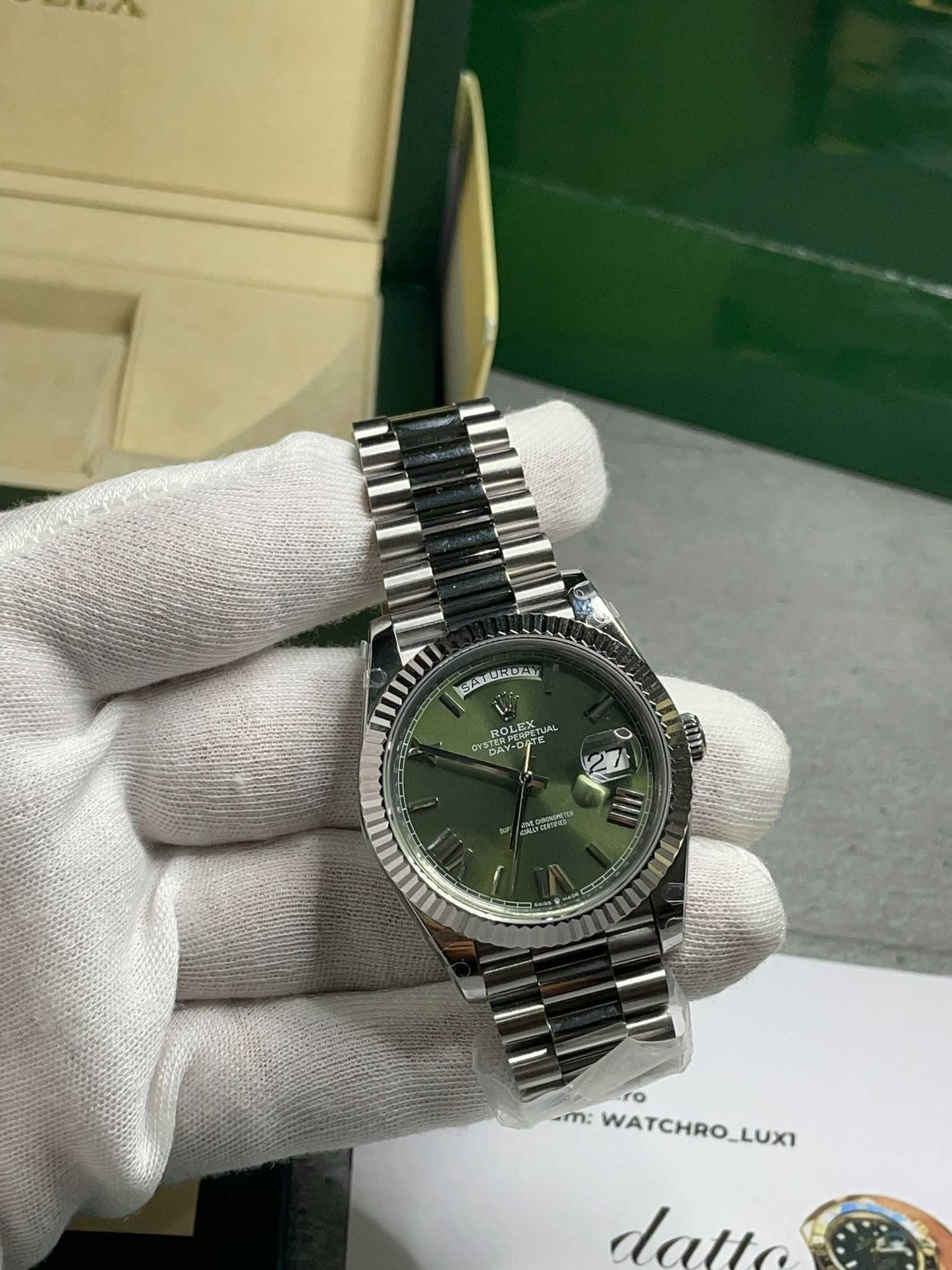 Rolex 40 MM Day Data Green Dial SPECIAL