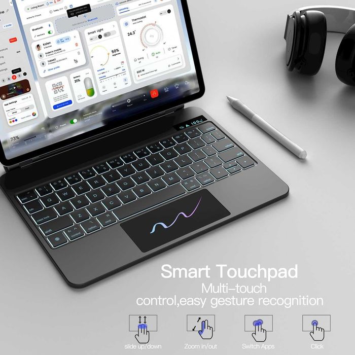 Magic Калъф Клавиатура за iPad Pro 11 Air 10.9