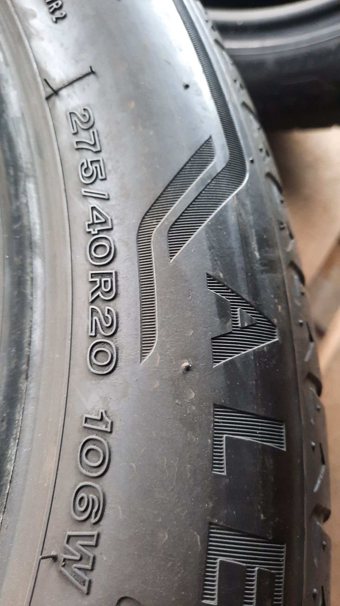 2buc 275 40 R20 Bridgestone vara cauciucuri anvelope 20