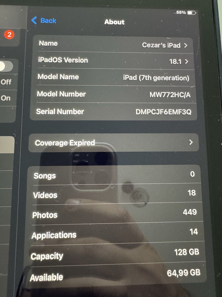 Ipad 7 2019 128gb