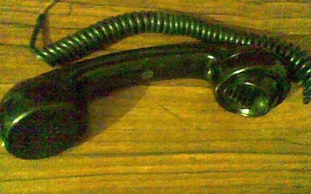 Трубка телефонная - ретро (карболит)