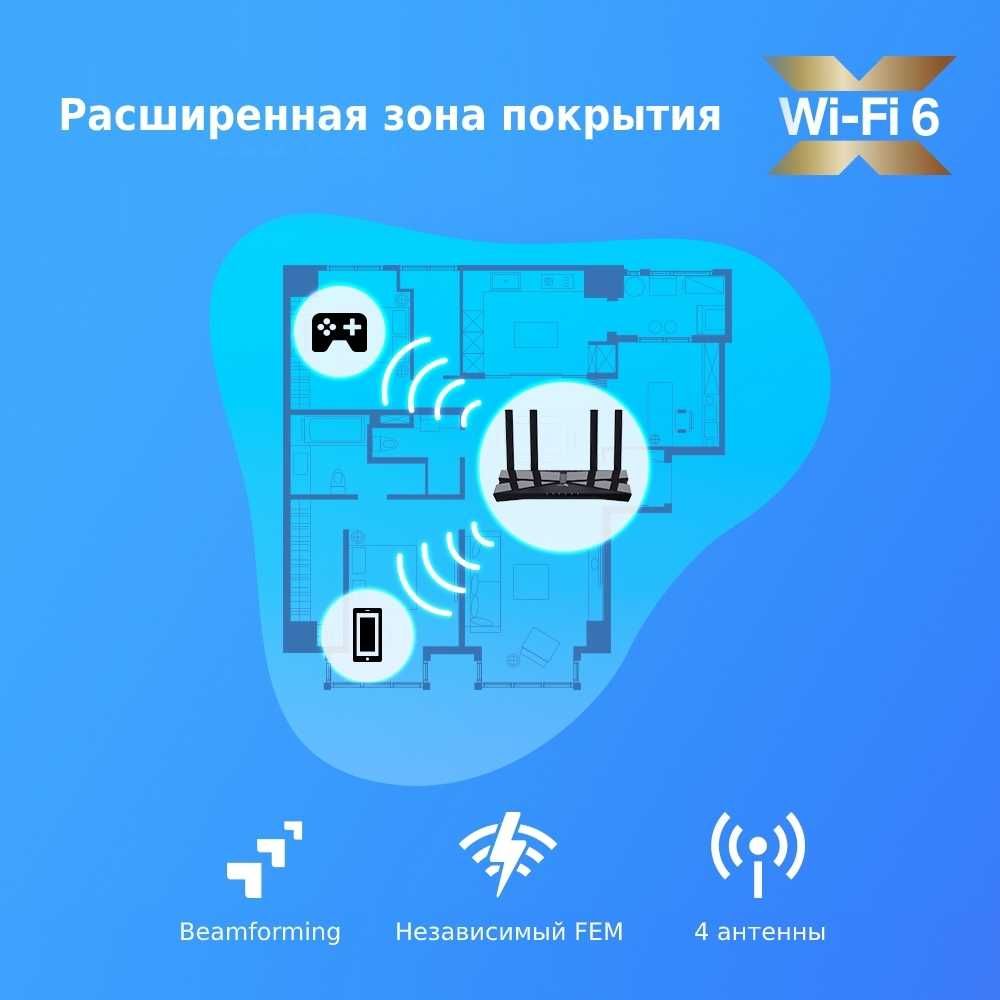 TP-Link Archer AX10 / AX1500 Wi-Fi 6 Роутер (Router)