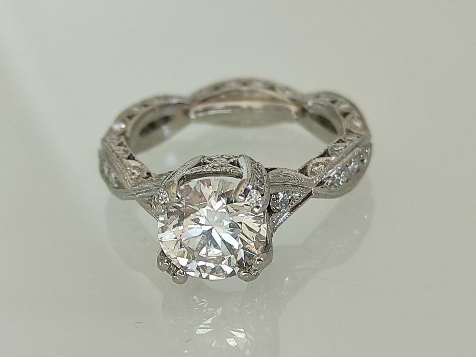 Inel platina si Diamante 3.05ct GIA certified