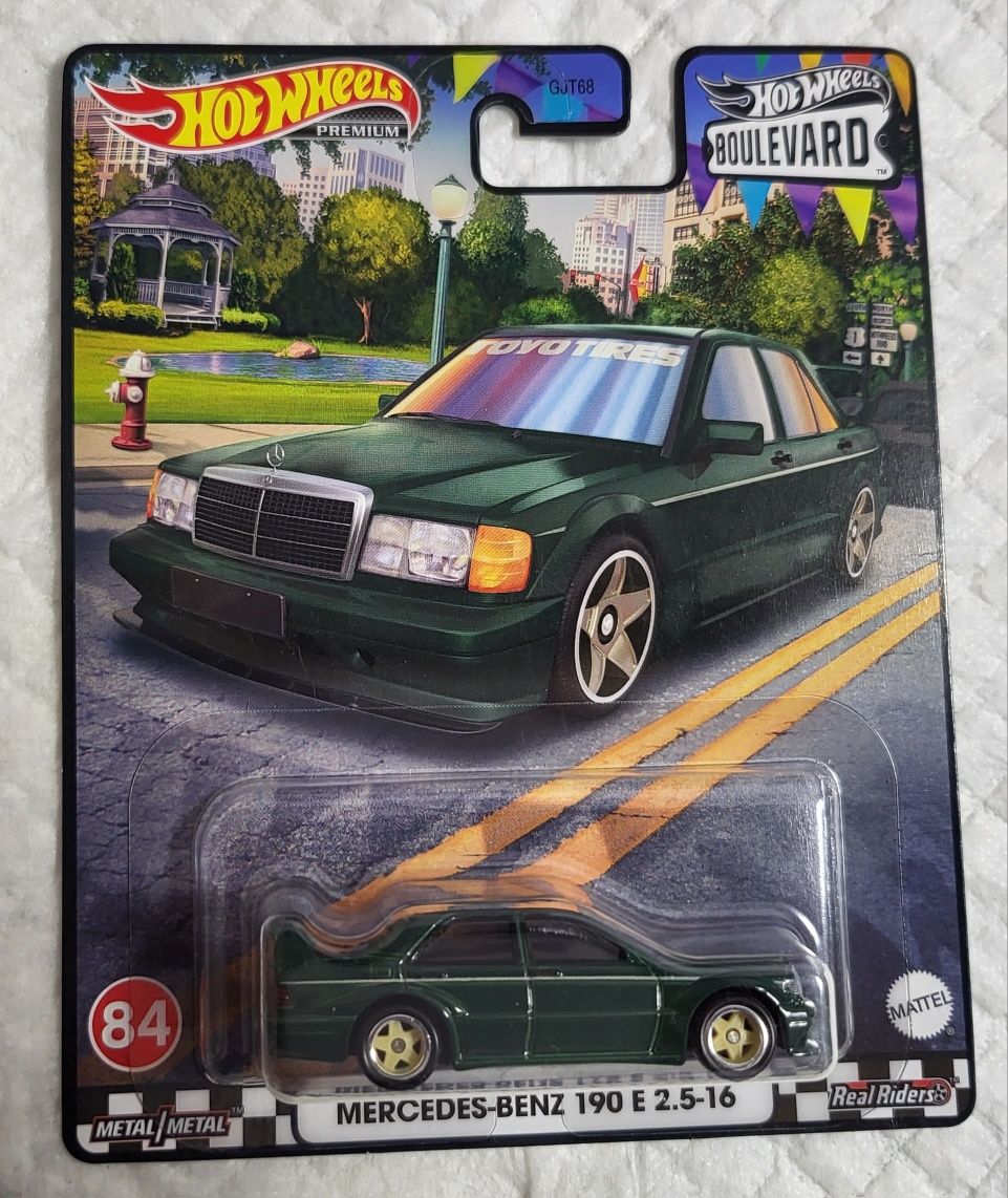 macheta hot wheels premium mercedes-benz 190 e