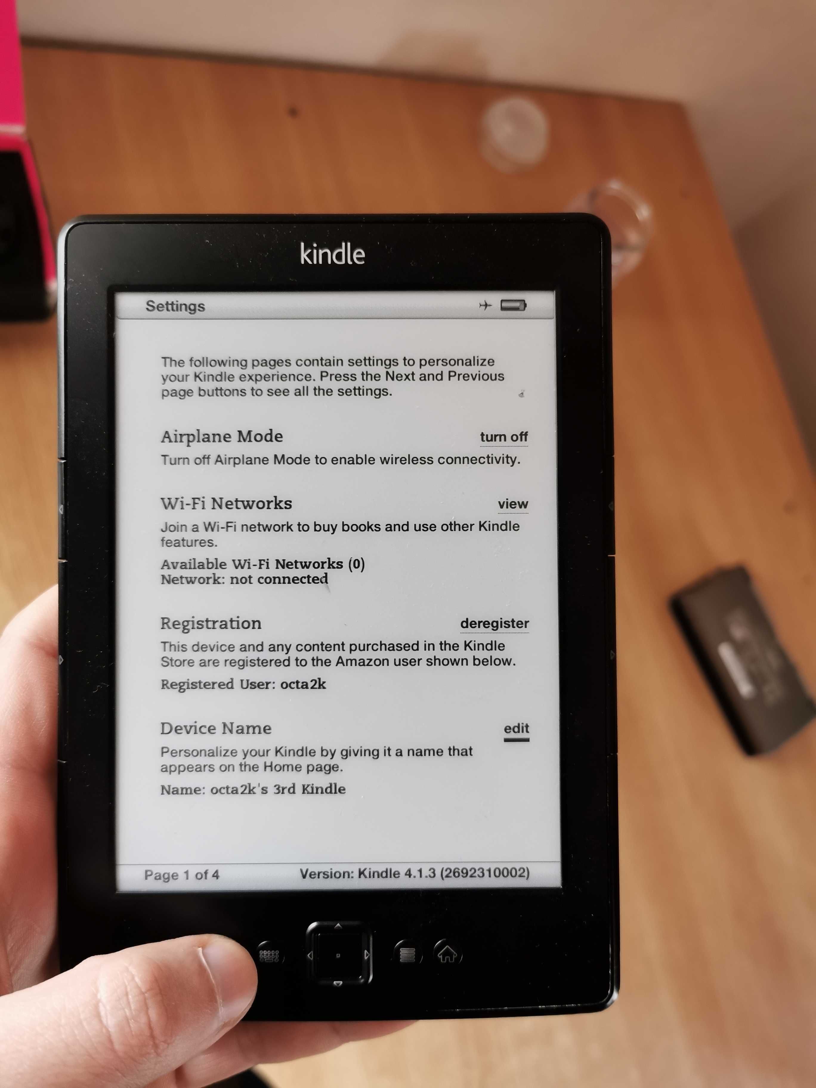 tableta ebook reader amazon kindle 5