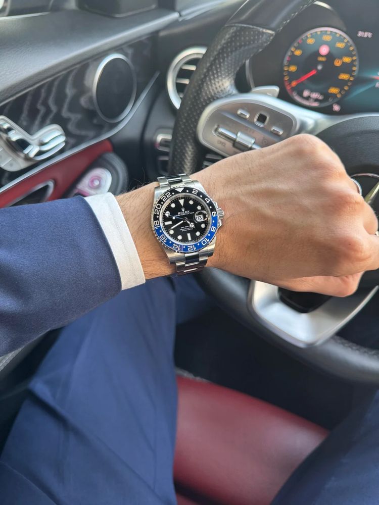 ROLEX GMT-MASTER II BATMAN, 40mm , часовник ролекс