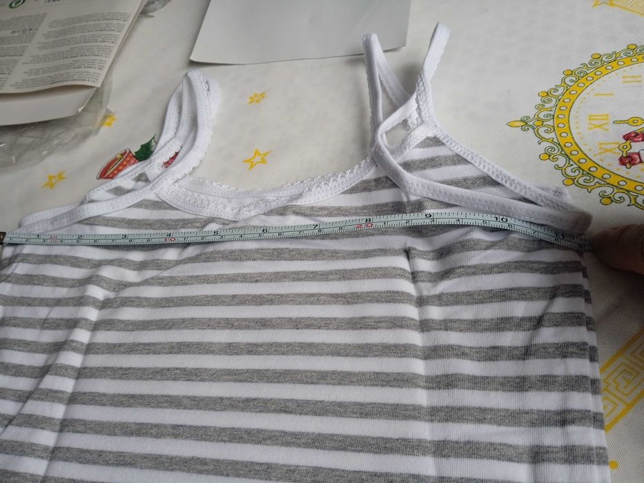 НОВ комплект детски бикини/потници Tchibo - размер 110-116, 122-128 см