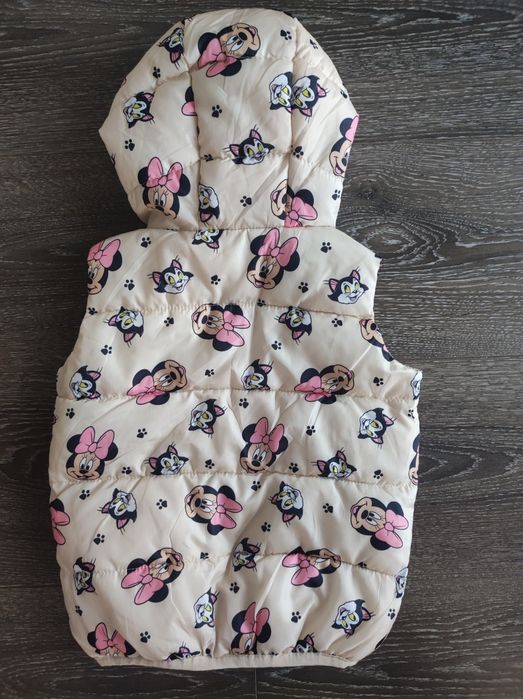 Vesta fetite cu licenta Minnie Mouse, marimea 86 cm
