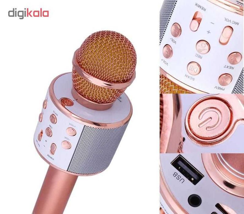 Микрофон ws-858 / бежевого цвета