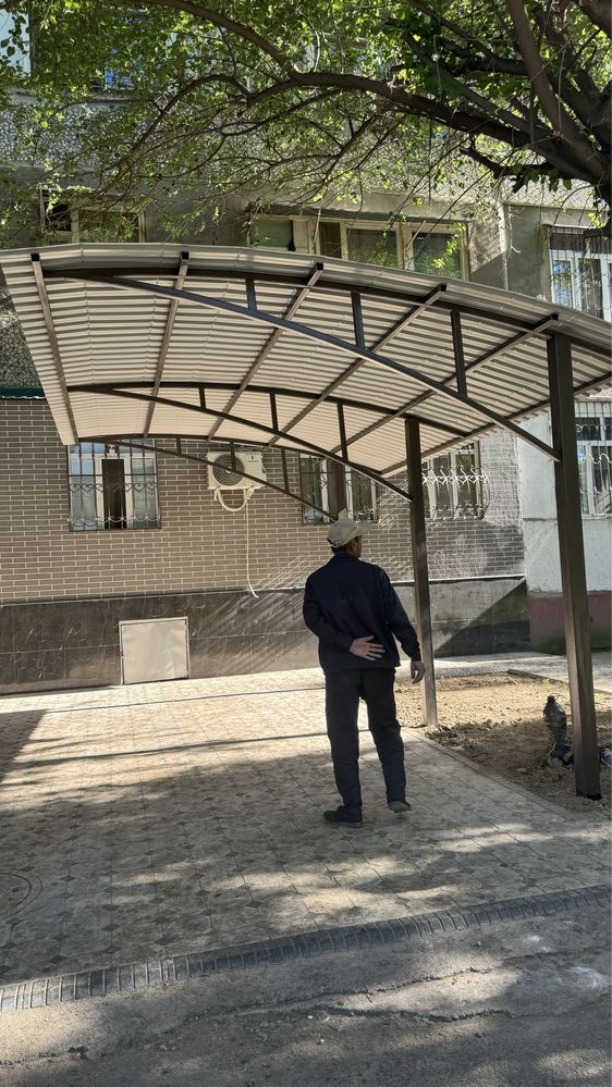Кованний цех, навес решётка огрождения перила ворота беседка