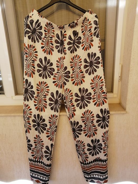 Дамски летен панталон от лен