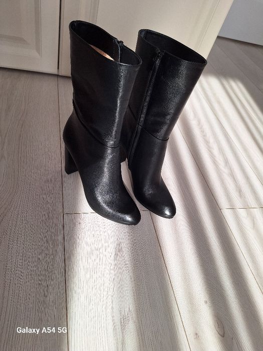 Cizme musette, piele, noi, masura 40