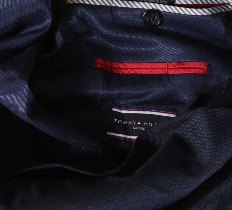 Sacou blazer slim 46 S premium Tommy Hilfiger lana respirabila 120's