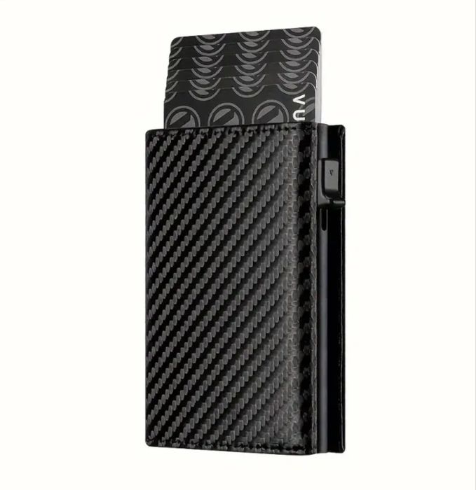 card holder negru