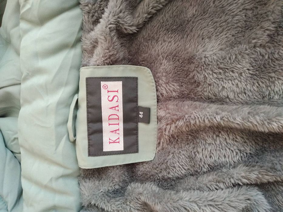 Синьо-зелено зимно дамско яке 44 номер (М/Л размер), Спиди/лично пр.