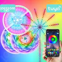 Музыкальная WIFI LED/NEON RGB умная лента TUYA приложение на телефон