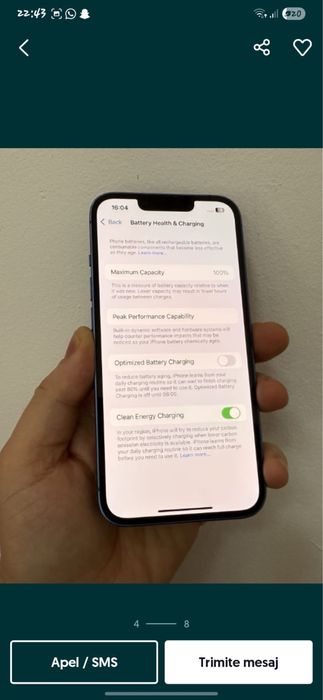 iphone 13 sanatate 97%