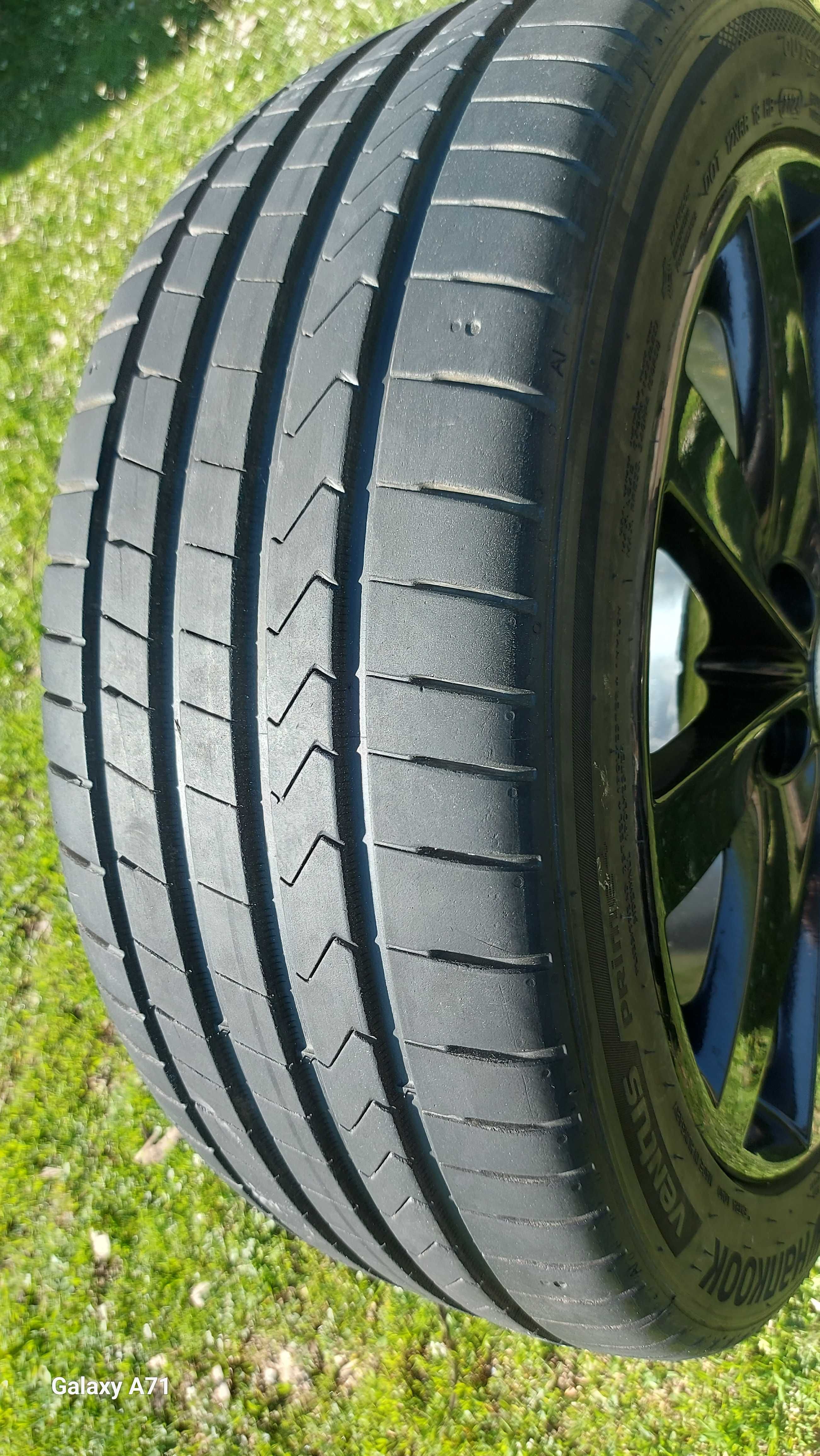 Jante aliaj 17" VW, Skoda, Audi, Seat, cu anvelope de vara Hankook