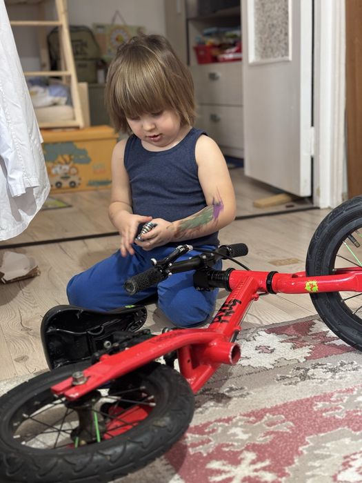 Bicicleta fara pedale (echilibru) copii Frog Tadpole 12