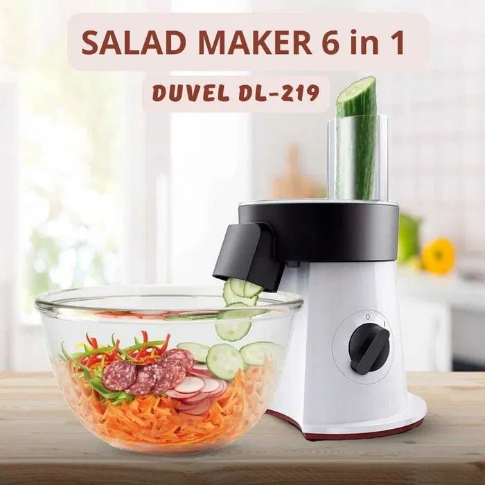 (Sf-28) Многофункциональная электрическая овощерезка DUVEL DL-219