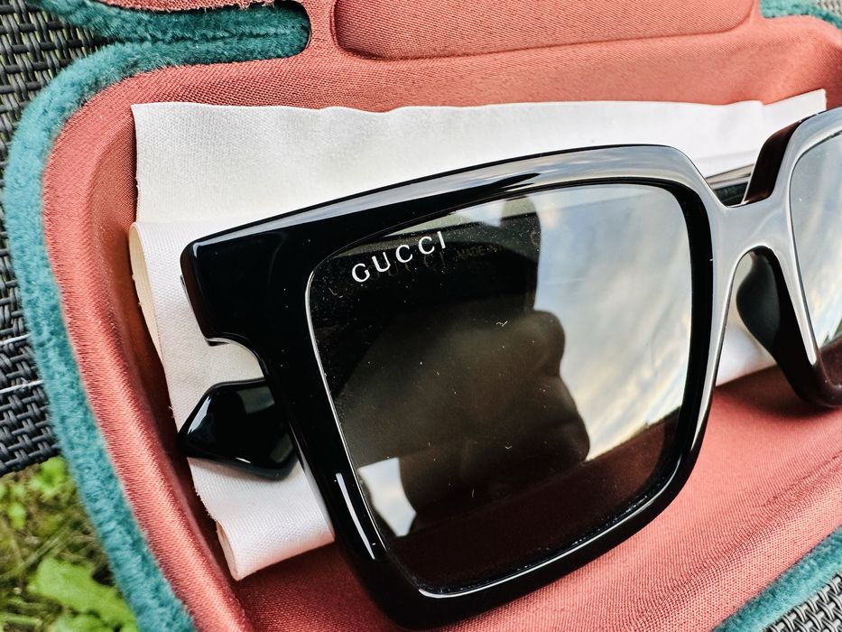 Ochelari soare barbati Gucci GG1540S 001 Black + toc original inclus