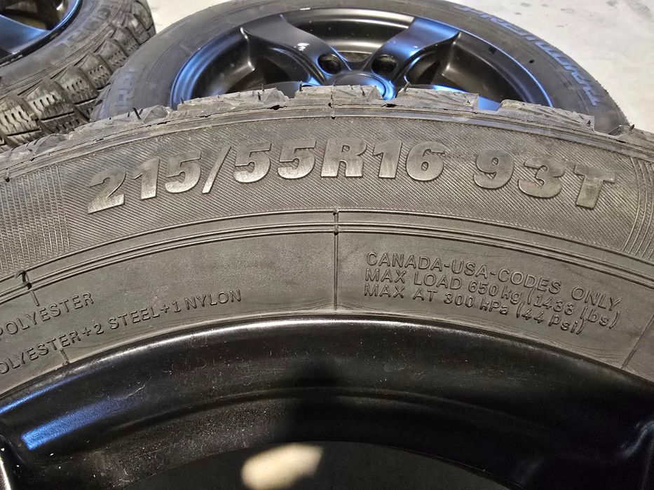 Roți de iarnă 215/55R16 5x114.3