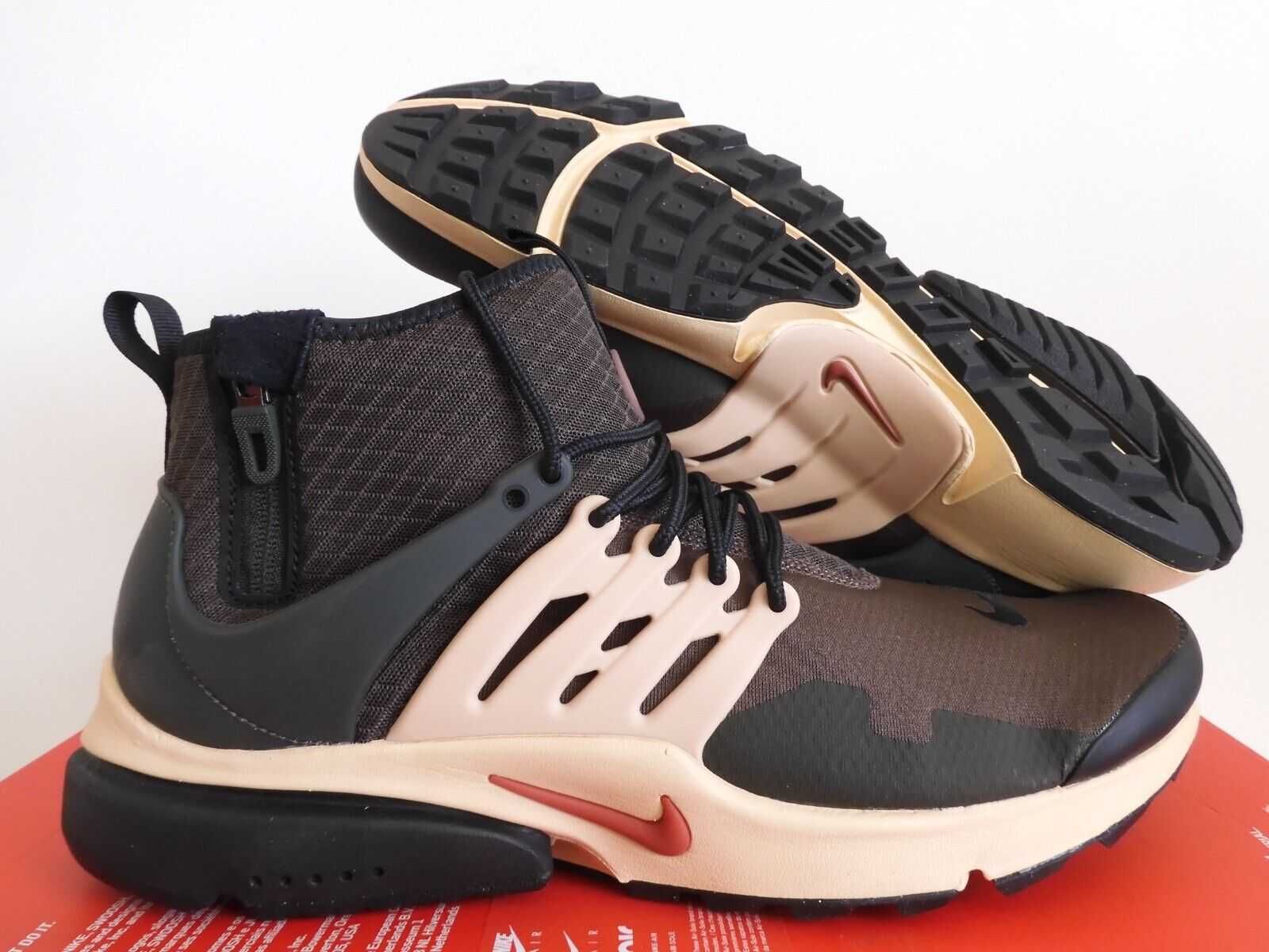 Adidasi Originali 100% Nike Air Presto Mid Utility 'Brown' 38.5 ;40;41