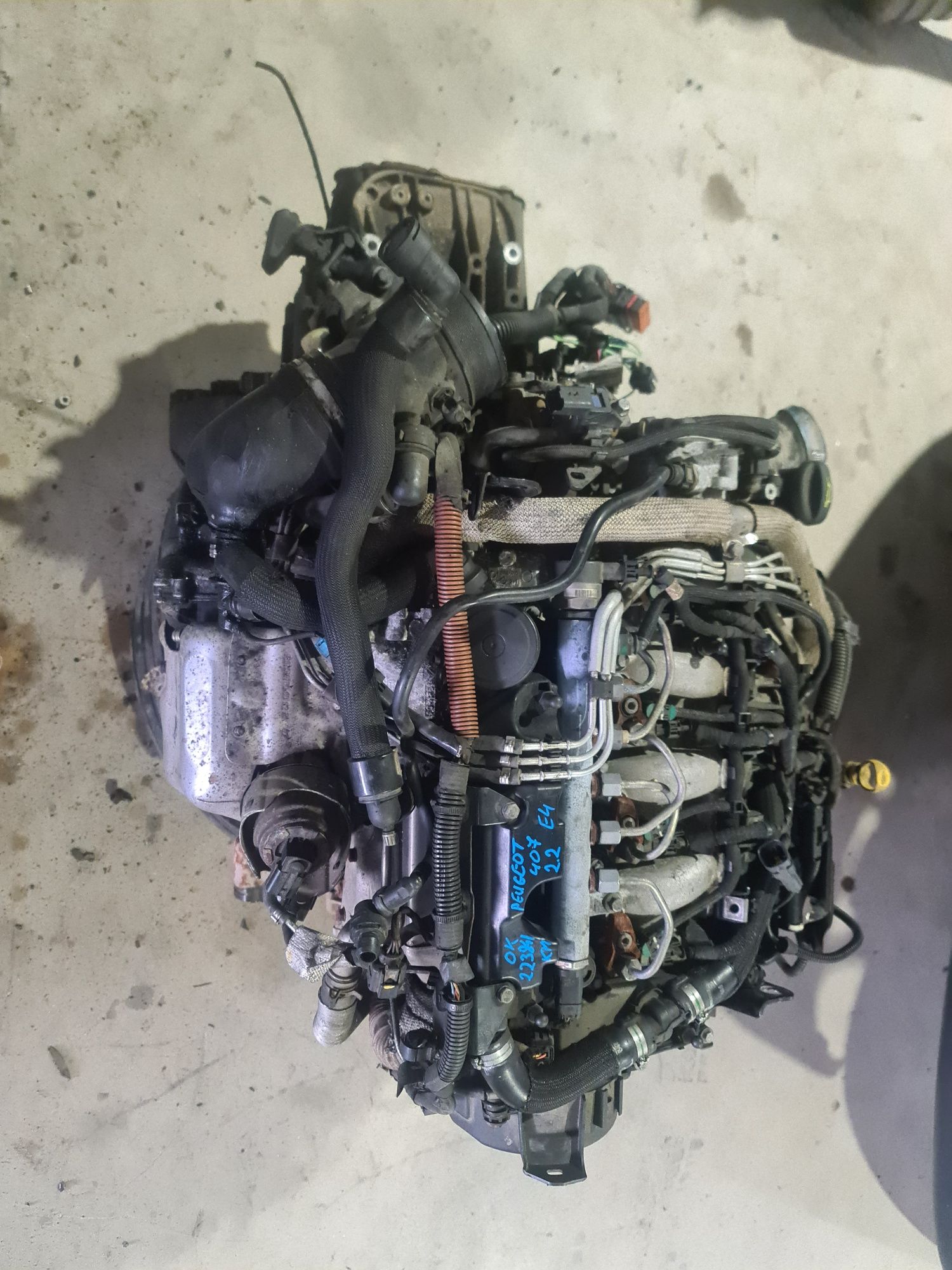 Motor 2.2hdi peugeot 407 an 2006 cod PSA 4HT