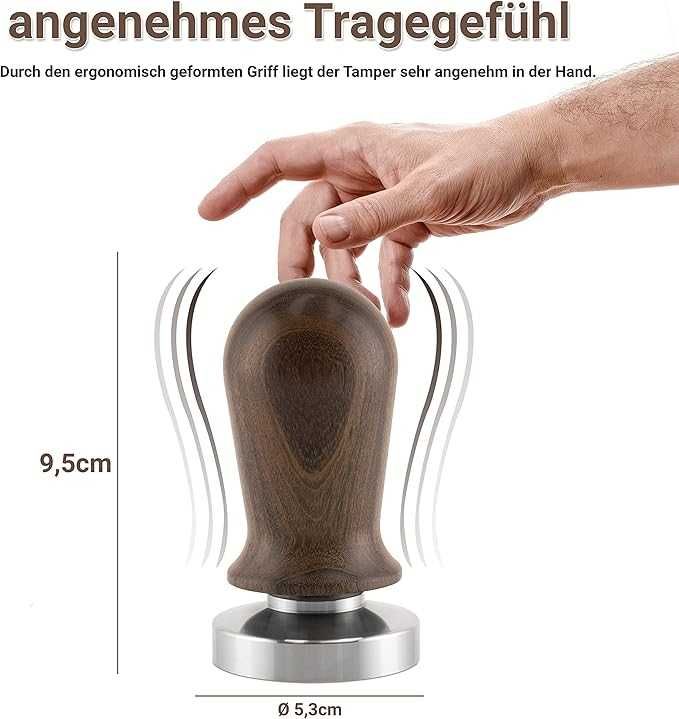 Тампер за кафемашина,NOUTEN 53 mm,15 kg