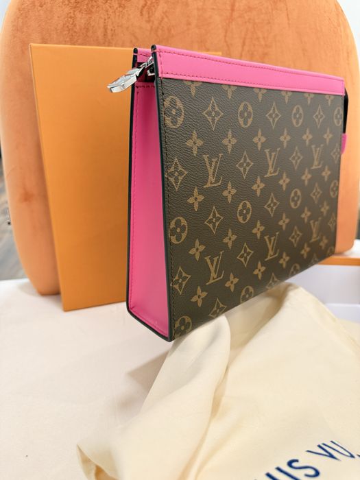 Нов клъч LV естествена кожа