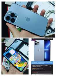 Iphone 13 Pro Max 5G (Sierra Blue ) 128Gb Full Box Frumos Ofertă