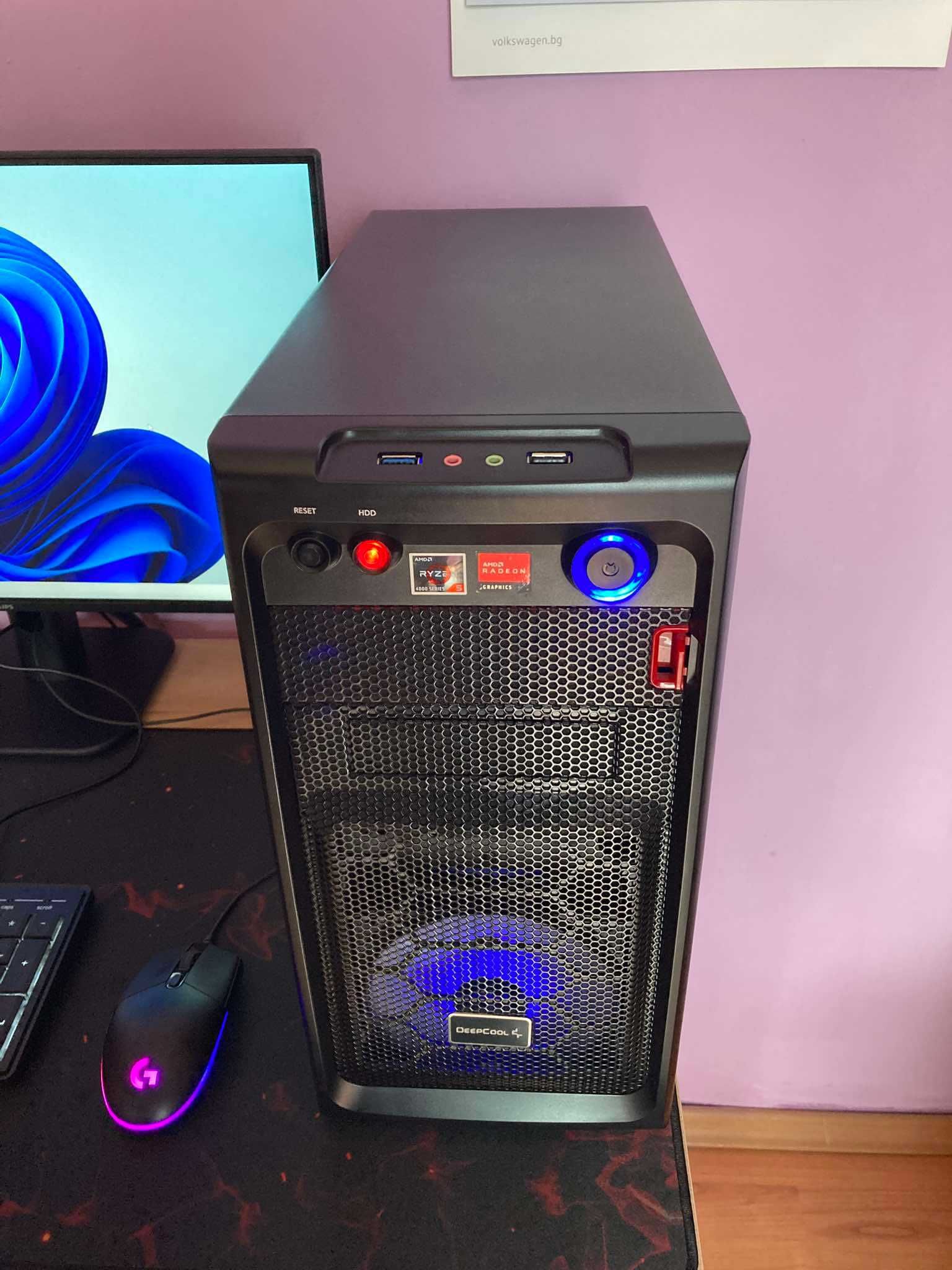 Геймърски компютър INTEL CORE I5, AMD RADEON R9 290, 16GB, SSD, Win 11