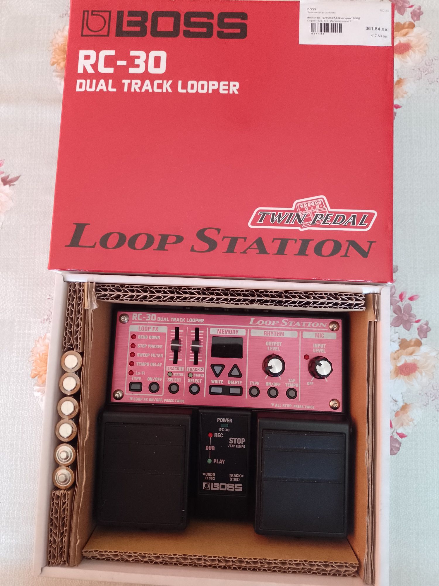 Лууп станция BOSS RC-30 loop station