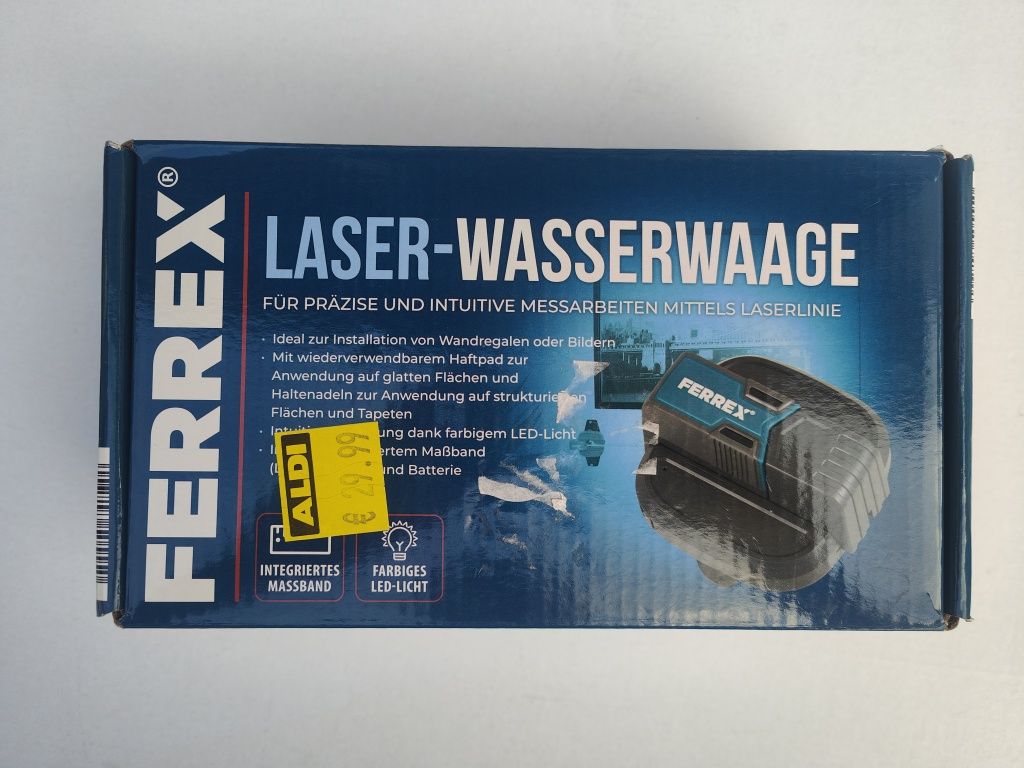 Nivela laser masurare ferrex  ruleta integrata