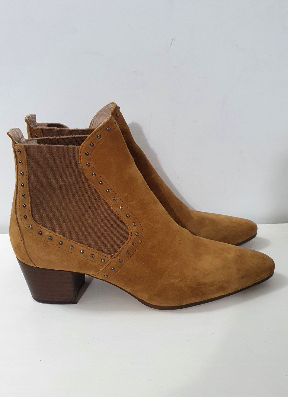 Botine Zara Piele Intoarsa