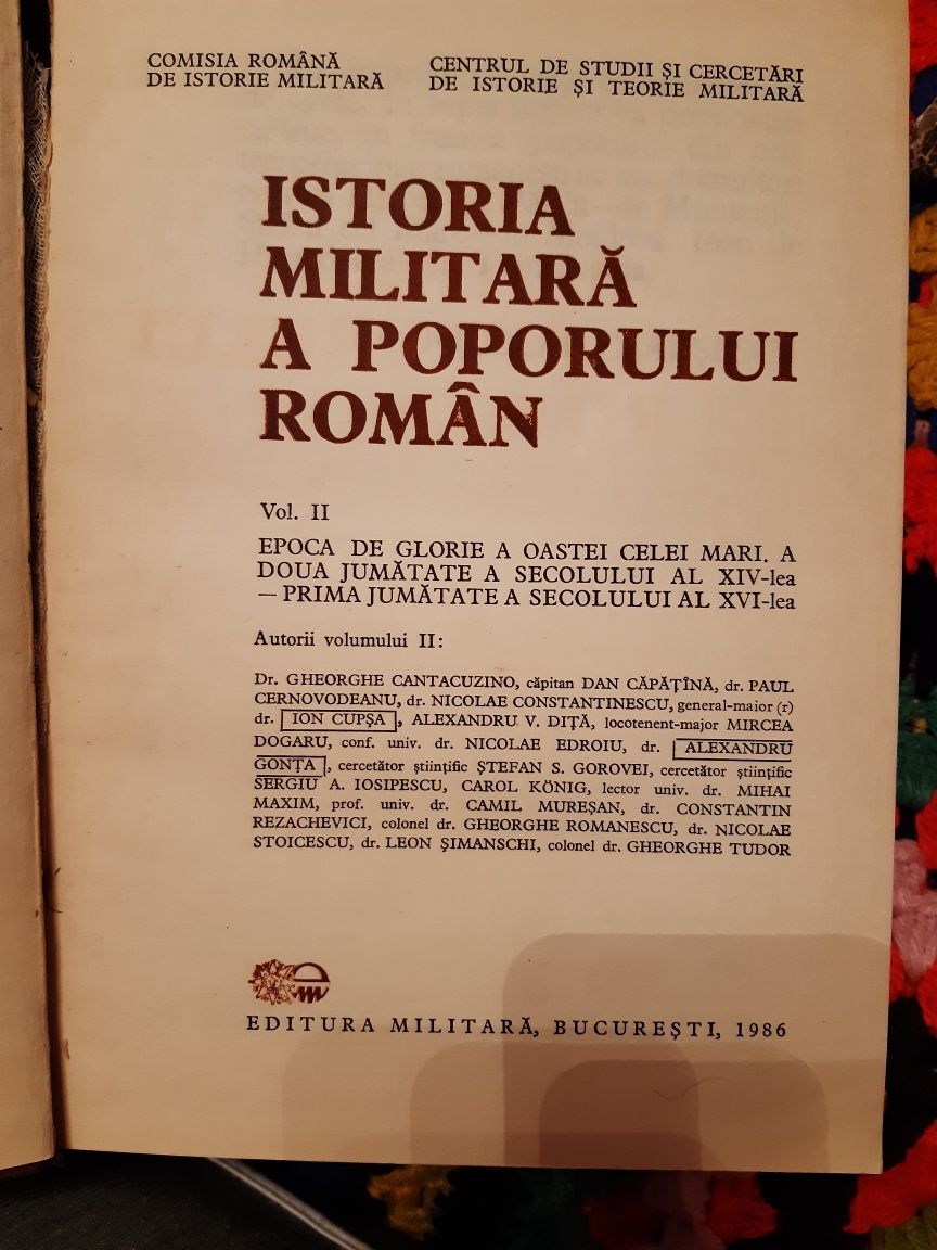 Istoria militara a poporului roman