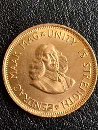 Monedă de aur 22kt.  Africa de Sud 2 Rand 1966. De colecție!