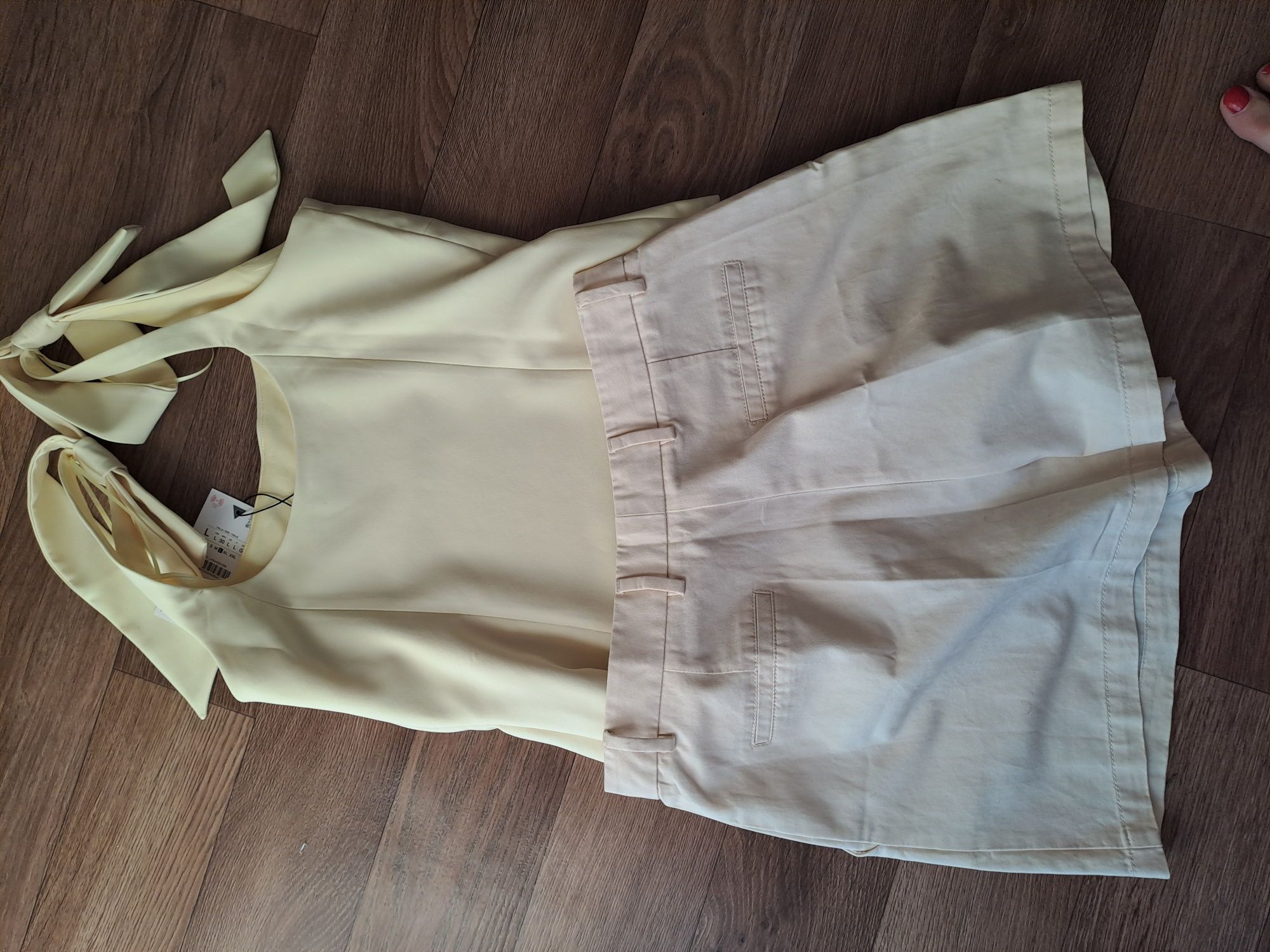 Потник Zara и къси панталони Dilvin