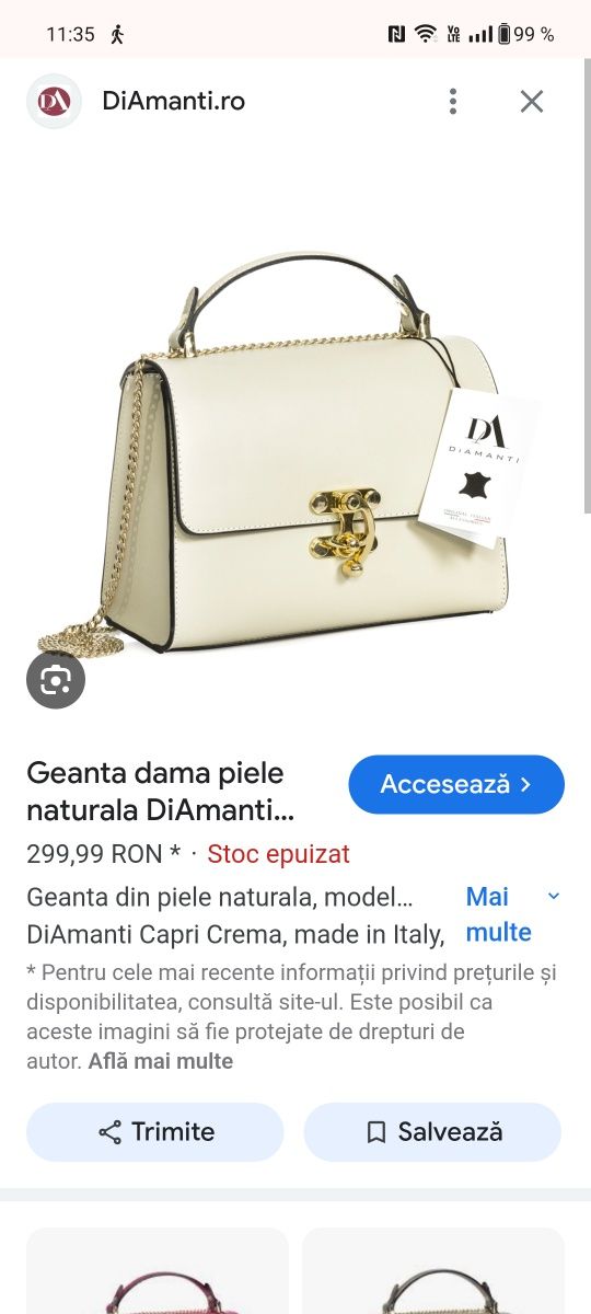 Geantă piele DiAmanti